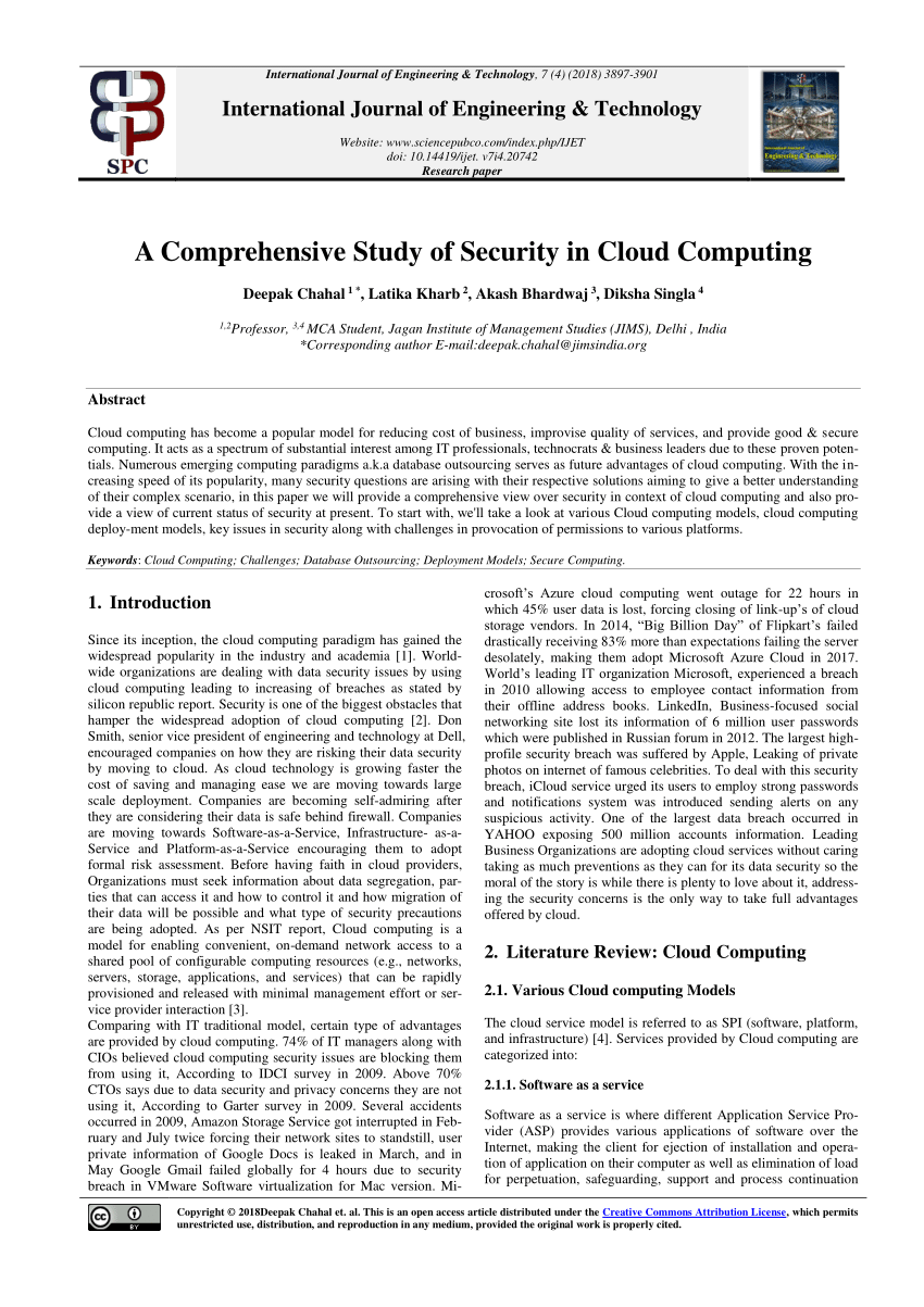 importance of cloud security research paper