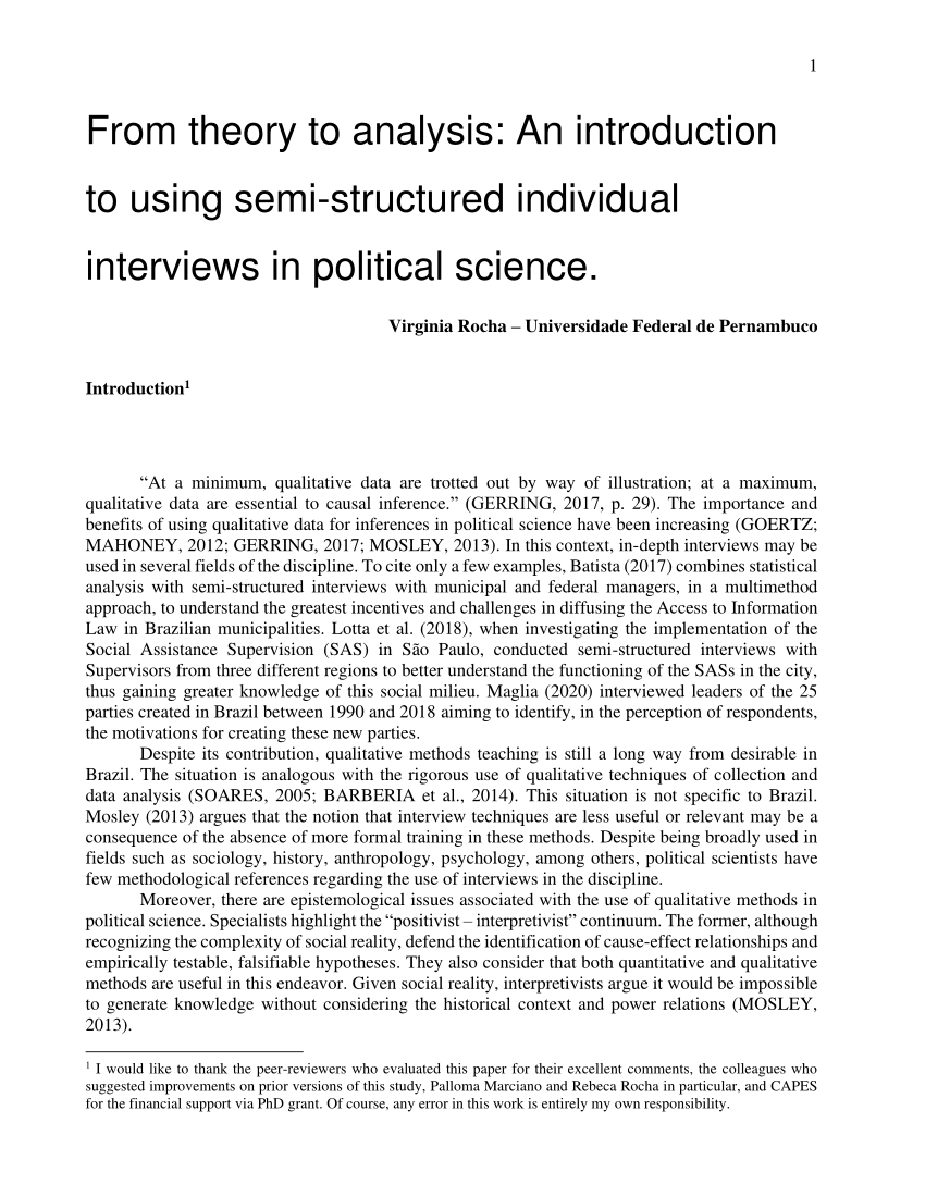 political science article review example