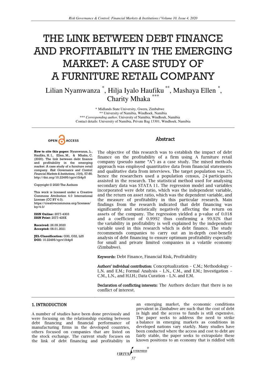 profitability case study pdf