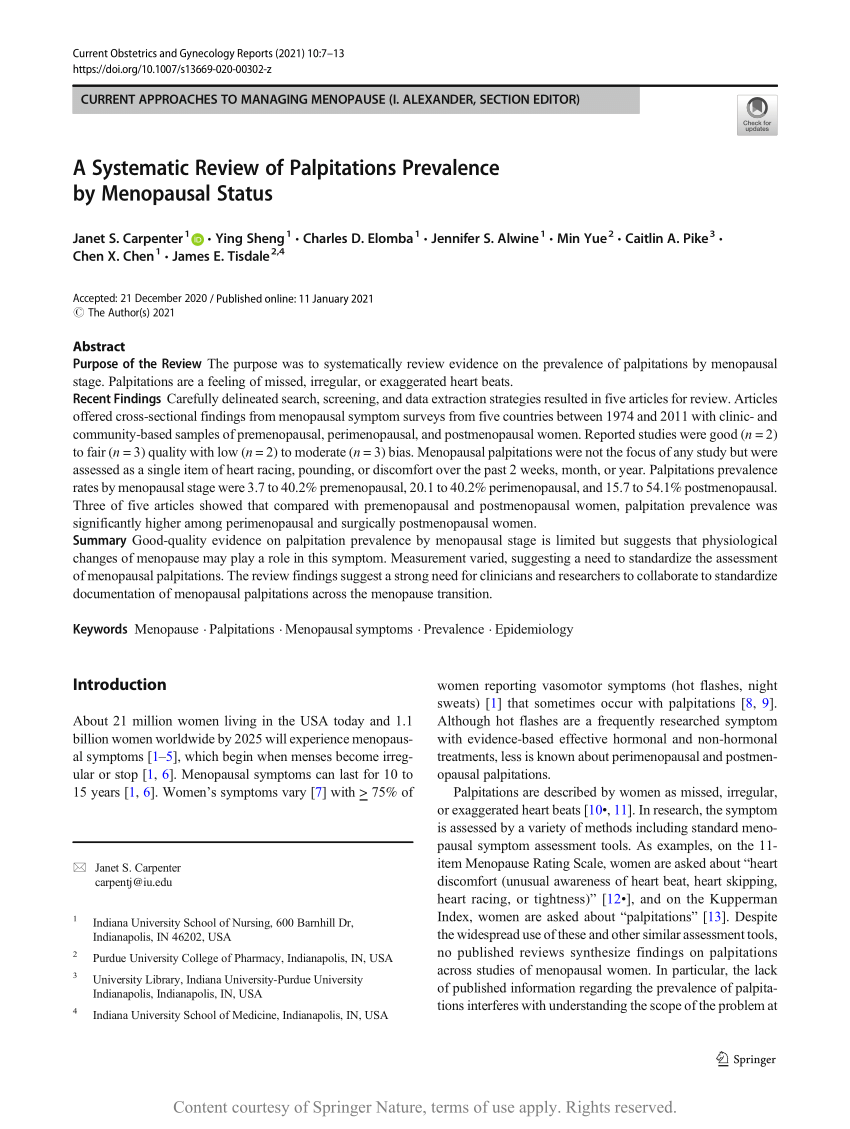 pdf-a-systematic-review-of-palpitations-prevalence-by-menopausal-status