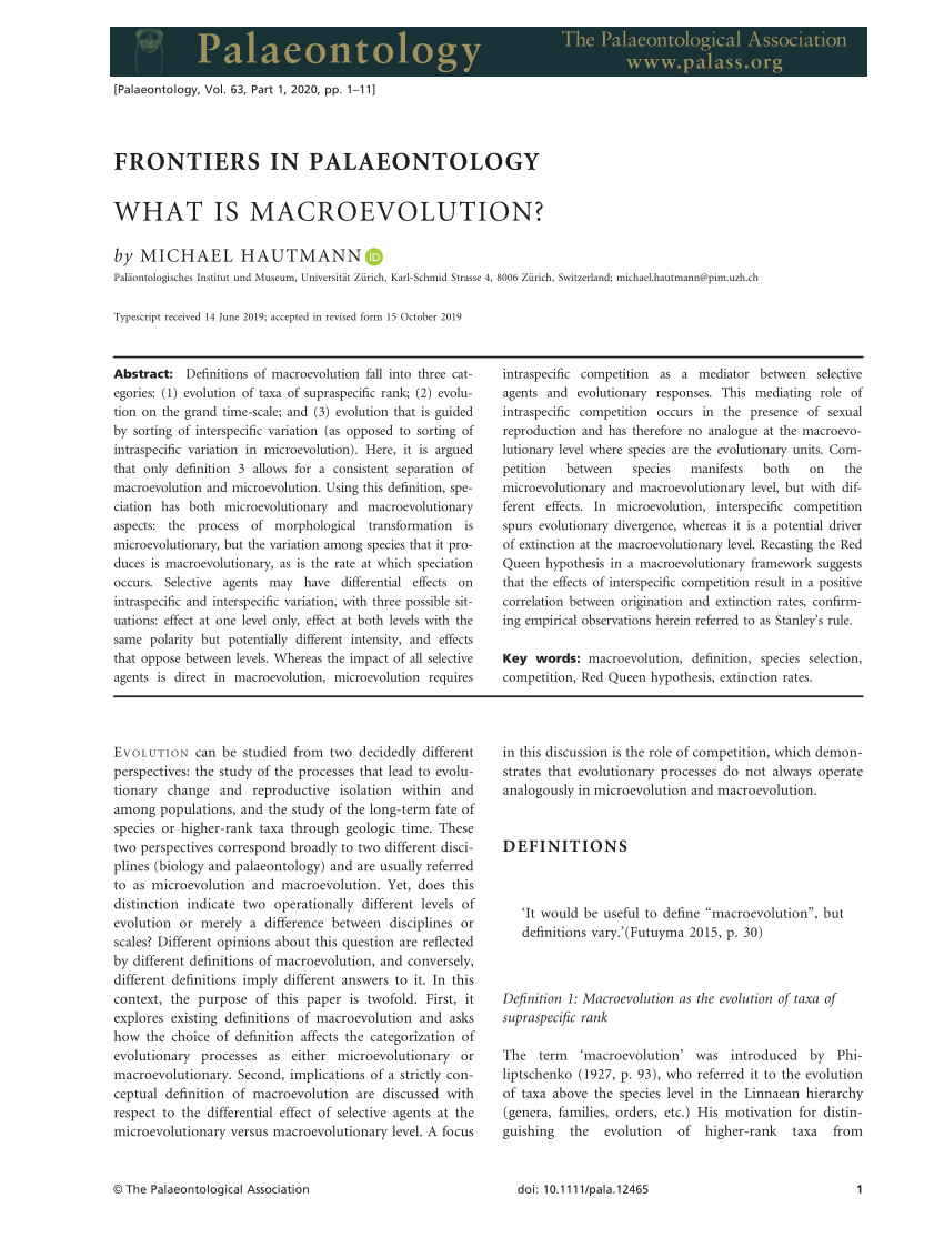 Course Introduction to Macroevolutionary Analyses - Transmitting