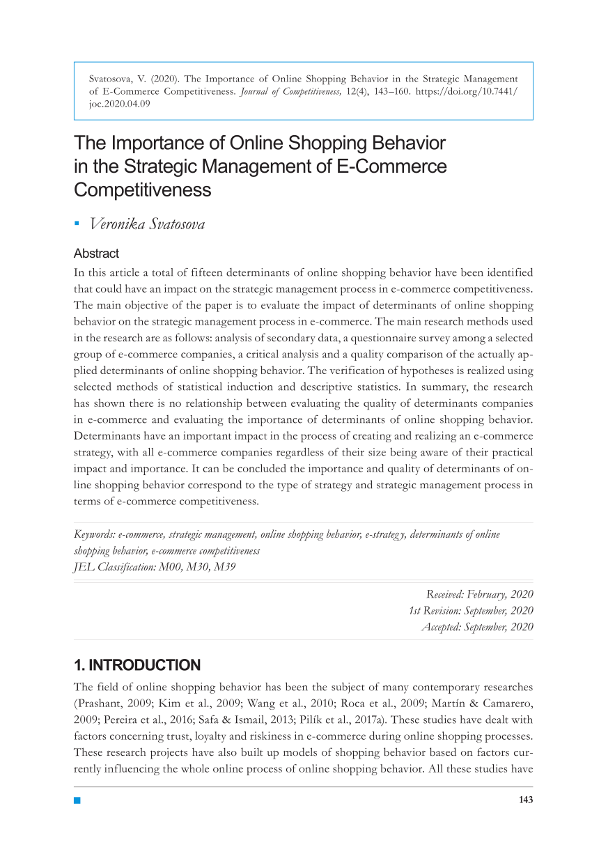 research paper on e commerce pdf