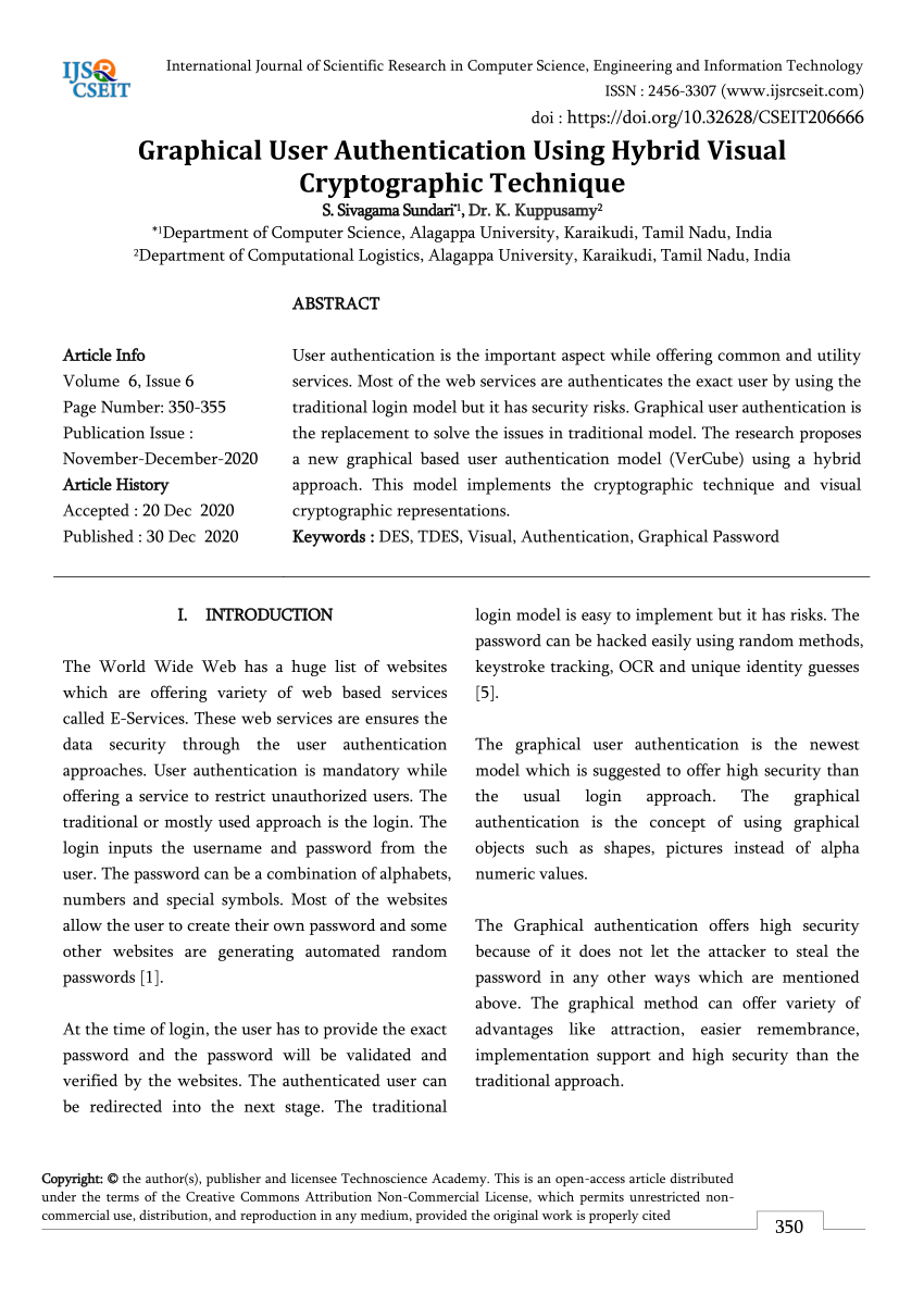 (PDF) Graphical User Authentication Using Hybrid Visual Cryptographic ...