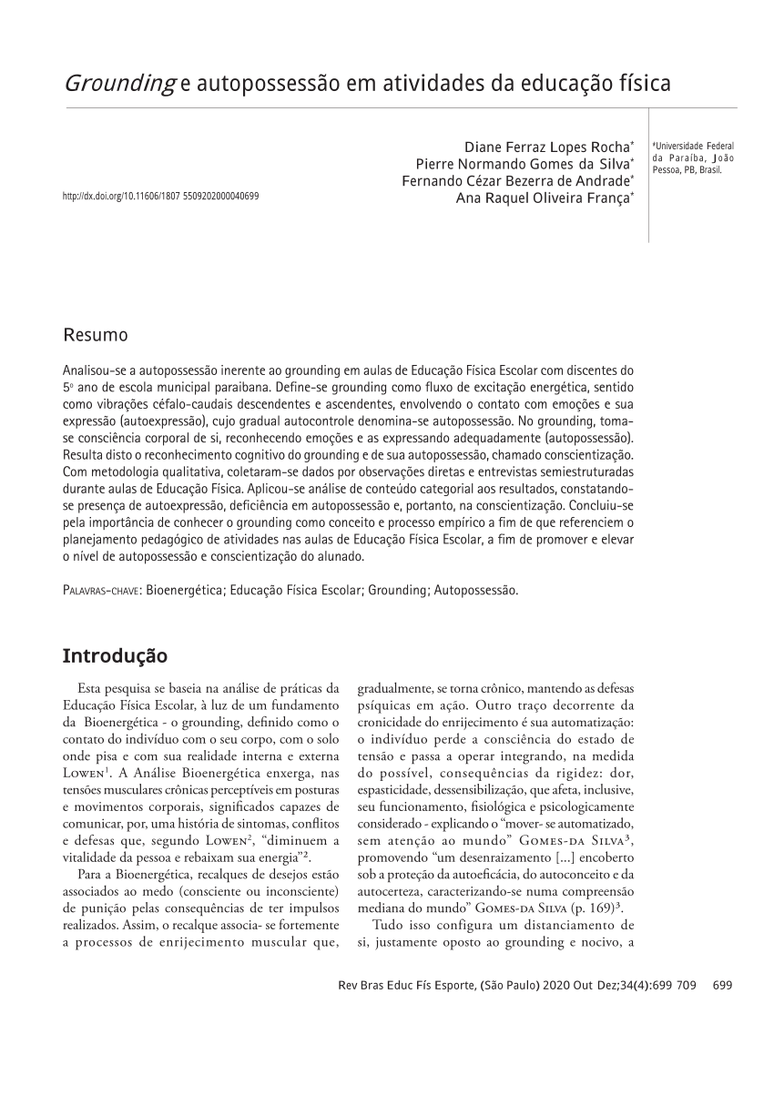 ATIVIDADES DE EDUCAÇÃO FISICA - Estágios Vivenciais