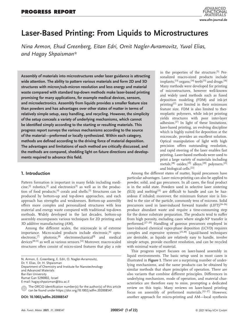 Laser Printing of Multilayered Alternately Conducting and Insulating  Microstructures