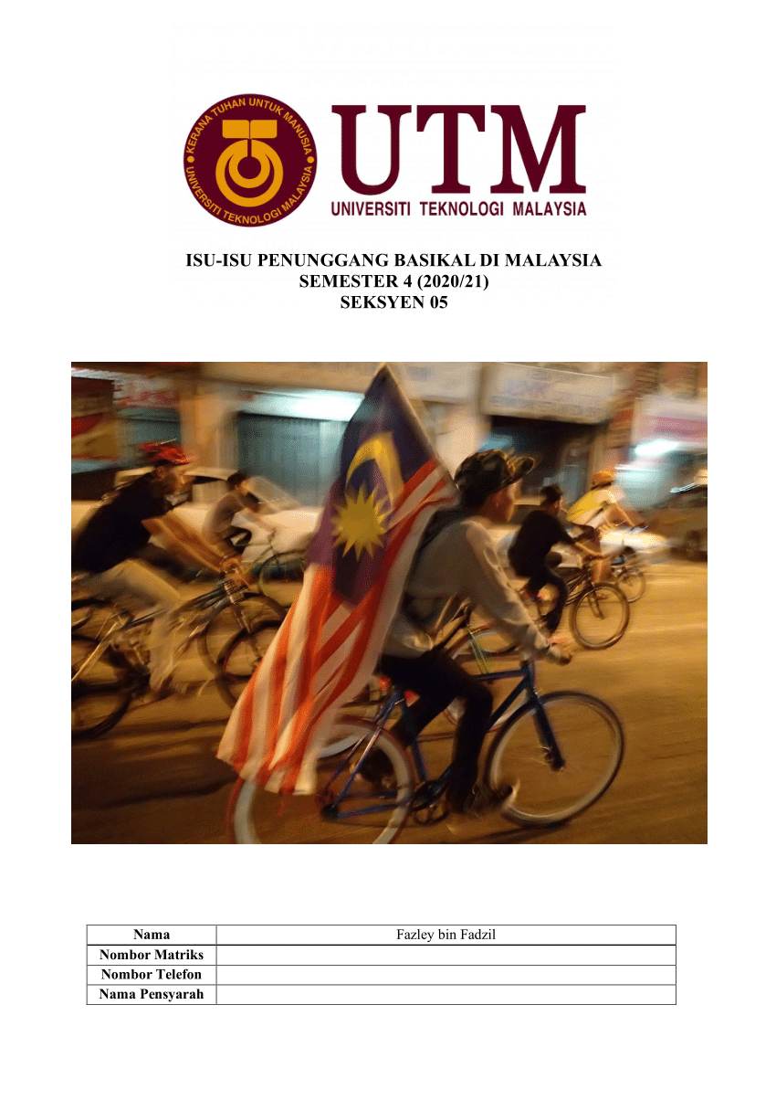 (PDF) IsuIsu Penunggang Basikal di Malaysia