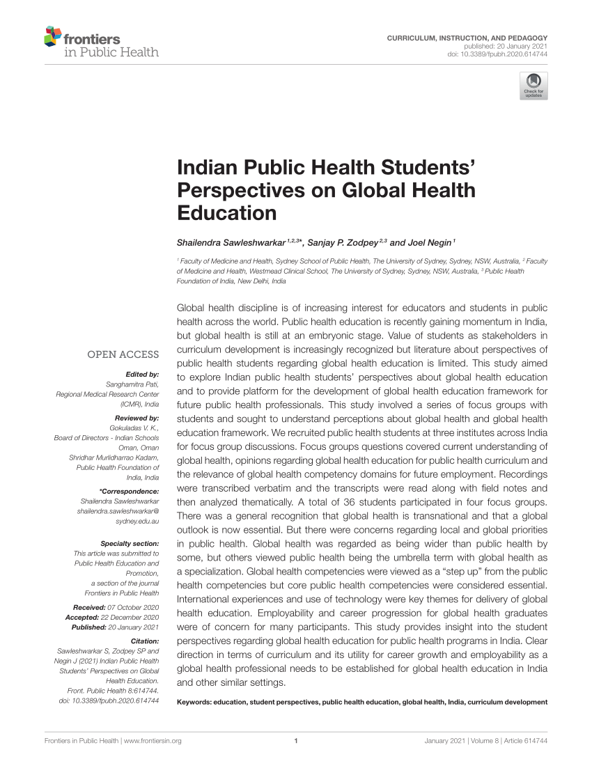 public health thesis topics india
