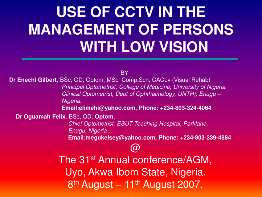 cctv low vision