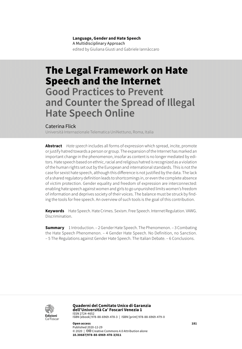 law commission report on hate speech