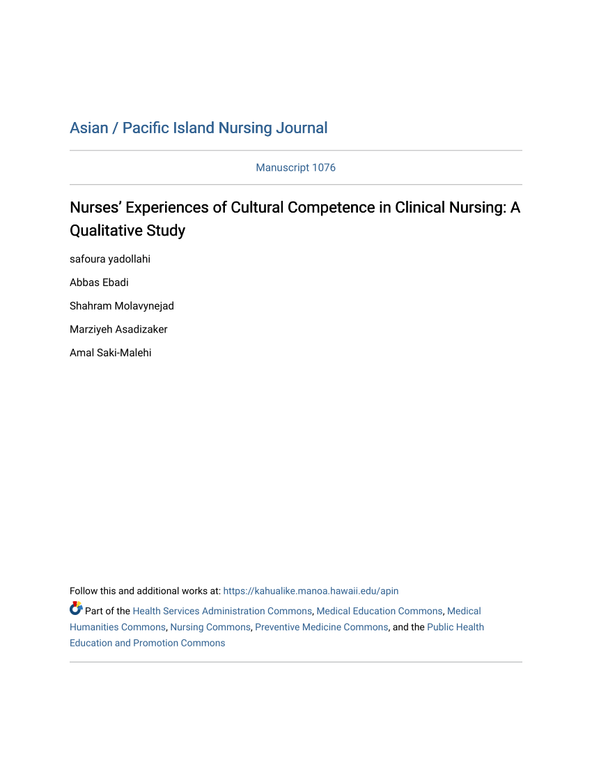 (PDF) Asian / Pacific Island Nursing Journal Asian / Pacific Island