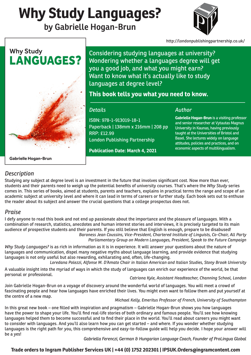 PDF) Why Languages?