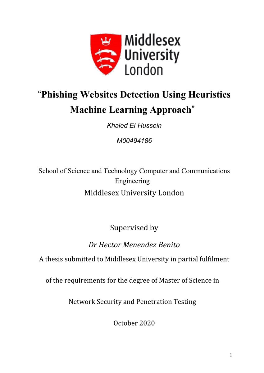 phishing detection using machine learning thesis