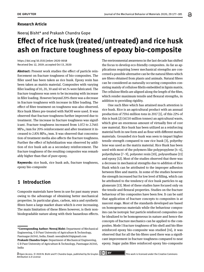 rice husk ash research paper