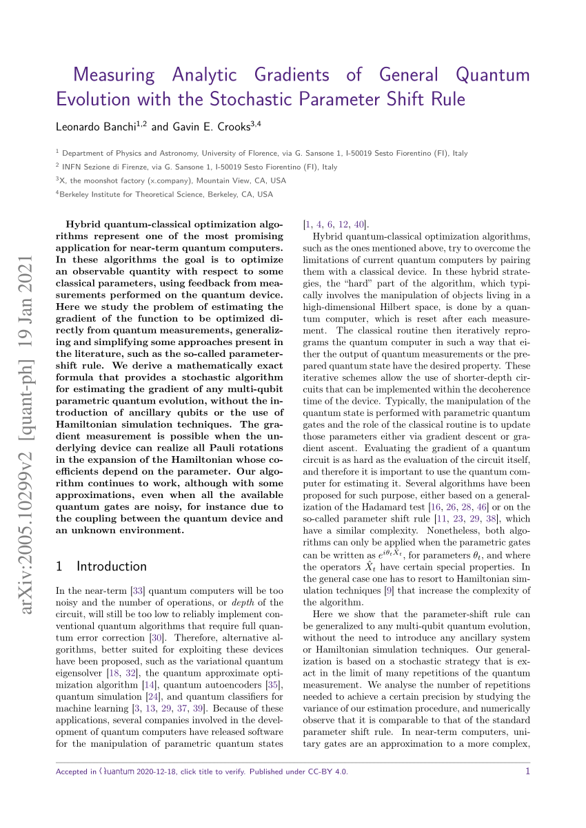 General parameter-shift rules for quantum gradients – Quantum