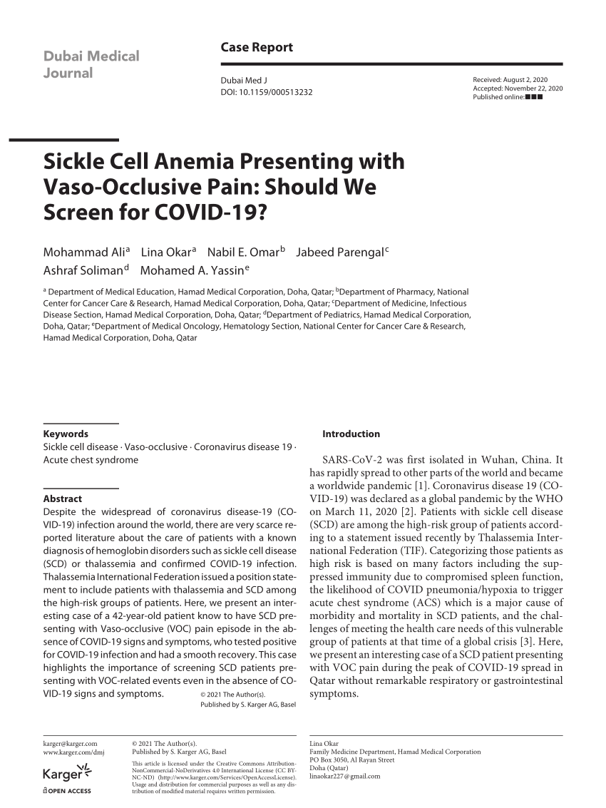 case study about sickle cell anemia