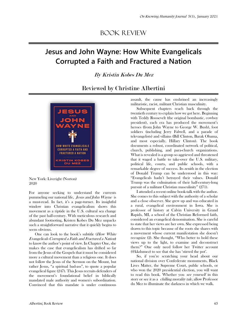 jesus and john wayne pdf