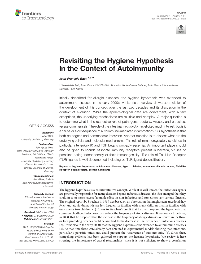 hygiene hypothesis article