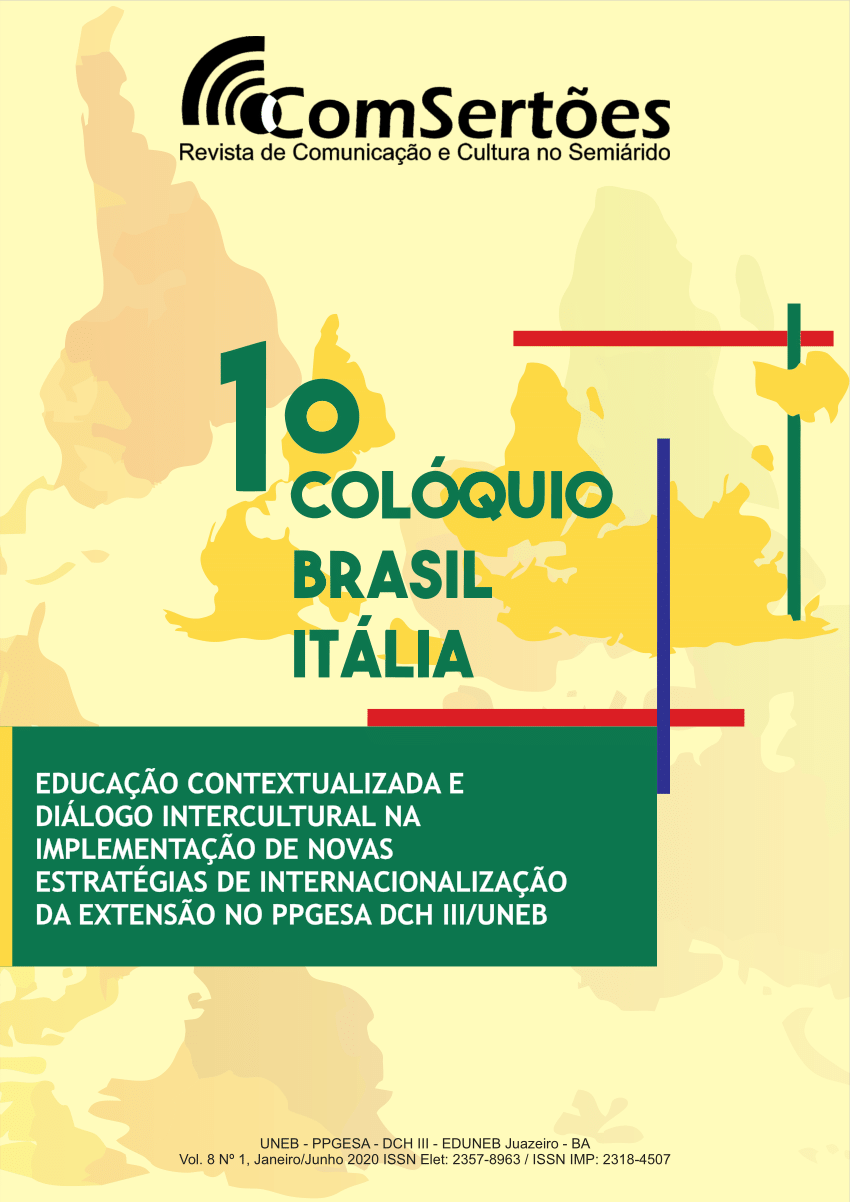 PDF) 1° Colóquio Brasil Itália. EDUCAÇÃO CONTEXTUALIZADA E DIÁLOGO