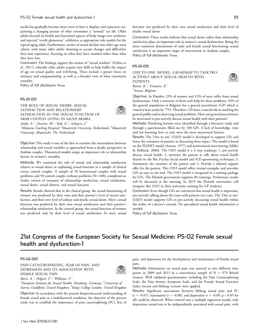 PDF) The Role of Sexual Desire, Sexual Satisfaction, and Relationship  Satisfaction in the Sexual Function of Arab Couples Living in Saudi Arabia