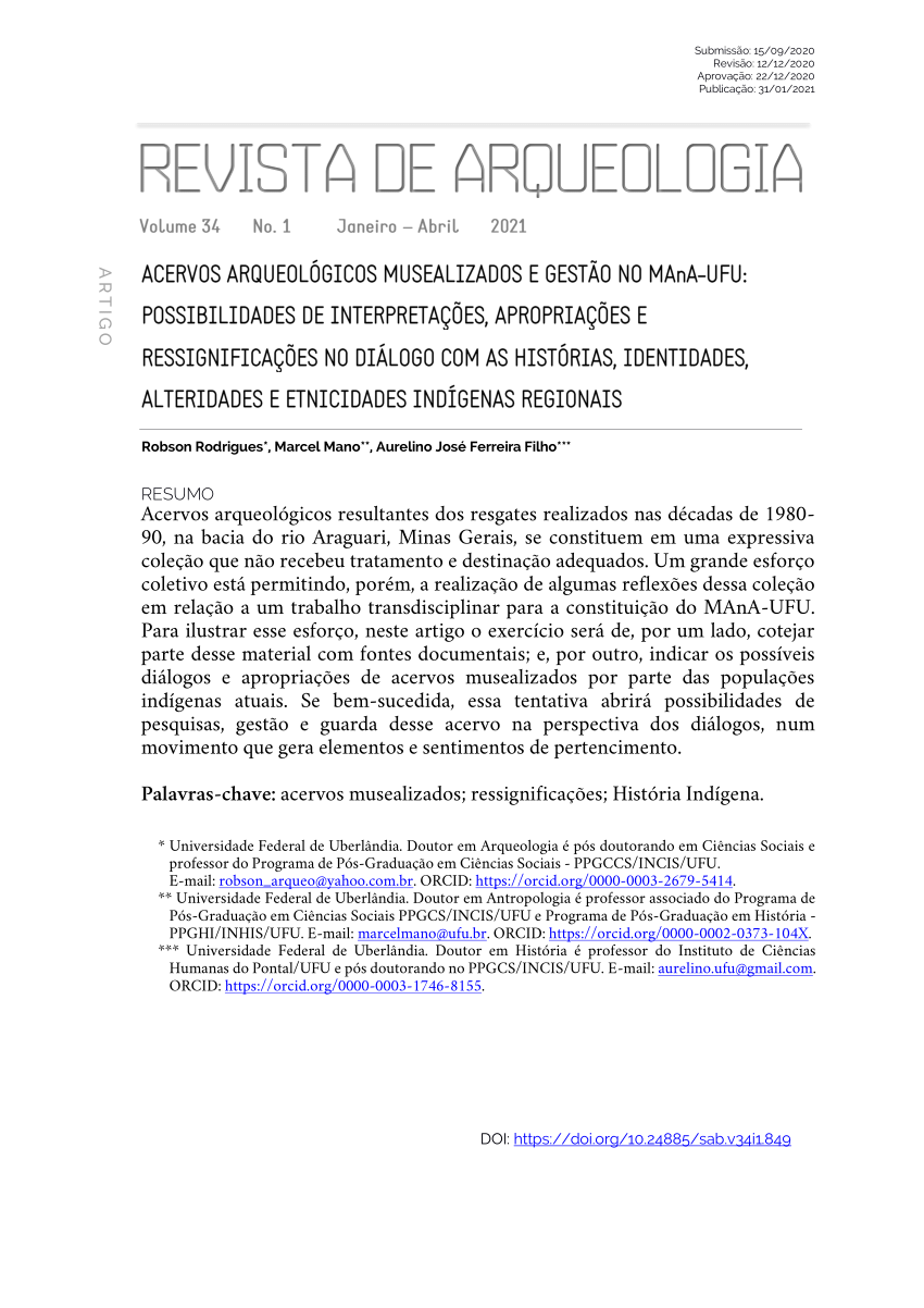 Visão  Os mitos de origem e a etnicidade