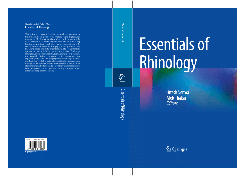 (PDF) Essentials of Rhinology 123 Essentials of Rhinology