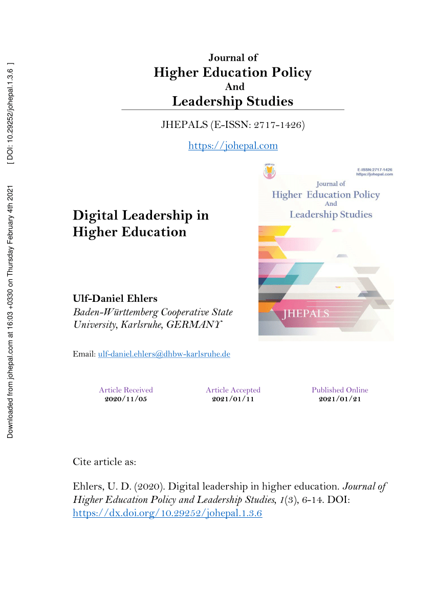 digital leadership dissertation