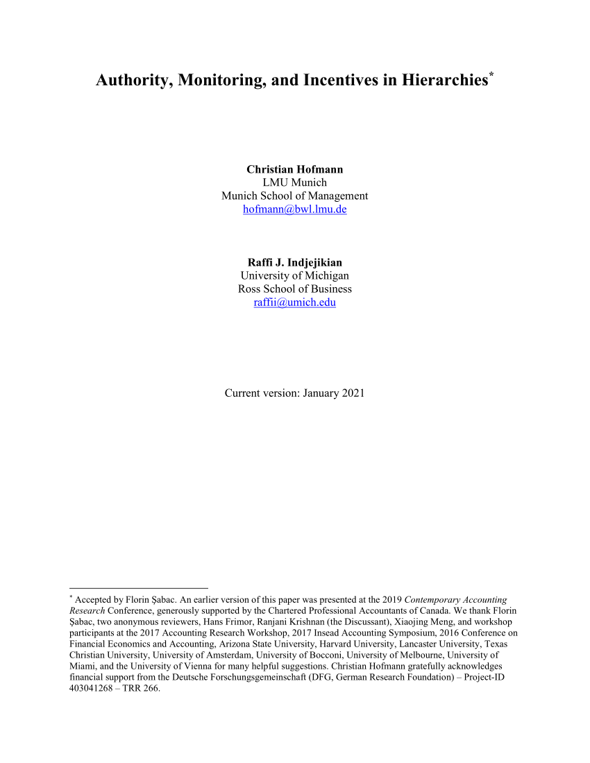 pdf-authority-monitoring-and-incentives-in-hierarchies