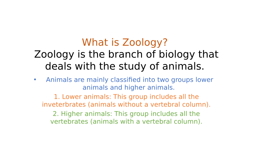 what is zoology thesis
