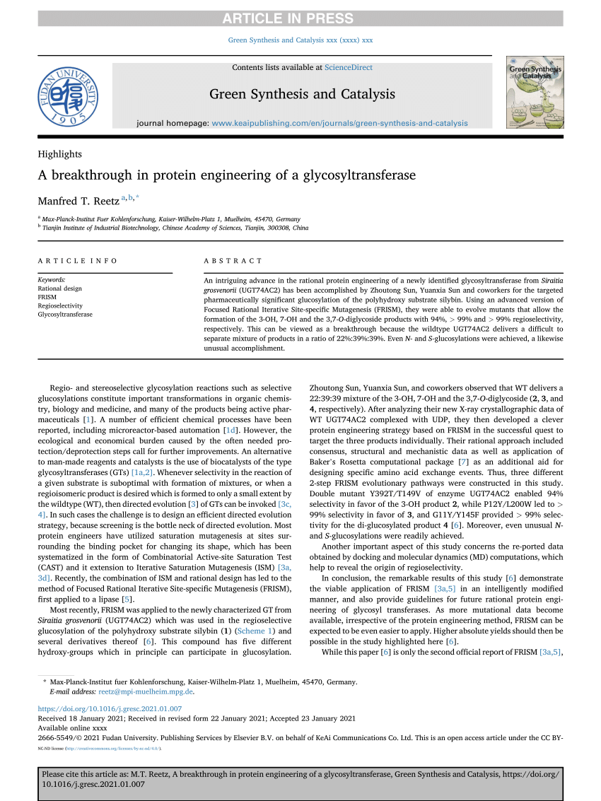 Near-perfect control of the regioselective glucosylation enabled