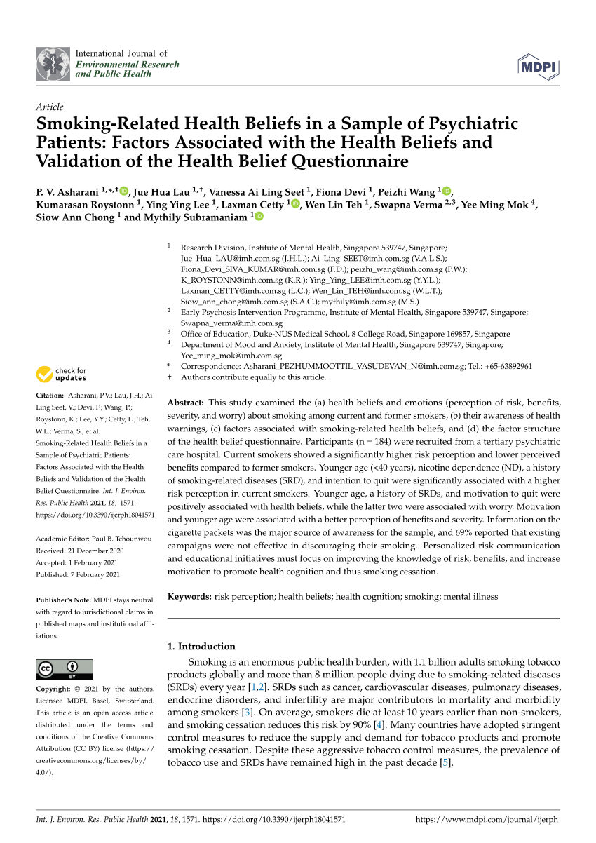 health belief model smoking essay