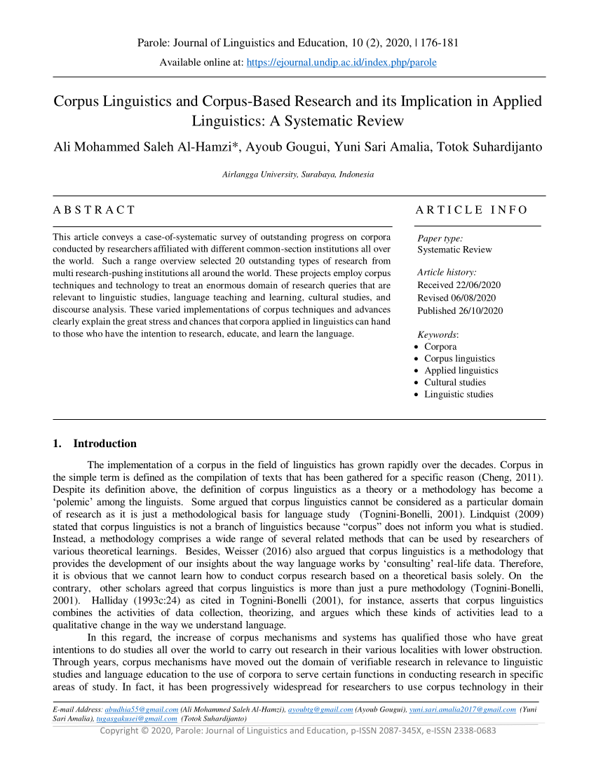 dissertations about corpus linguistics