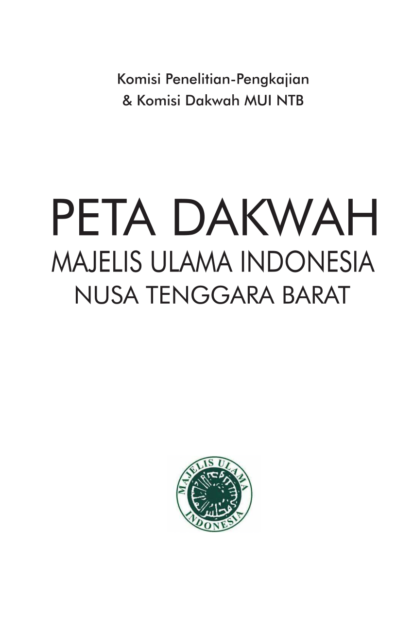 (PDF) Peta Dakwah Majelis Ulama Indonesia Nusa Tenggara Barat