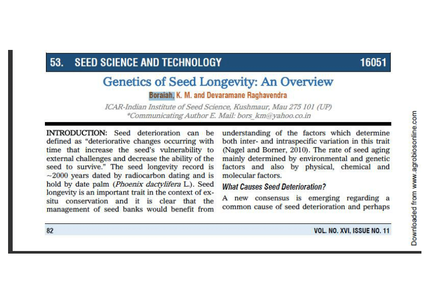 pdf-genetics-of-seed-longevity-an-overview