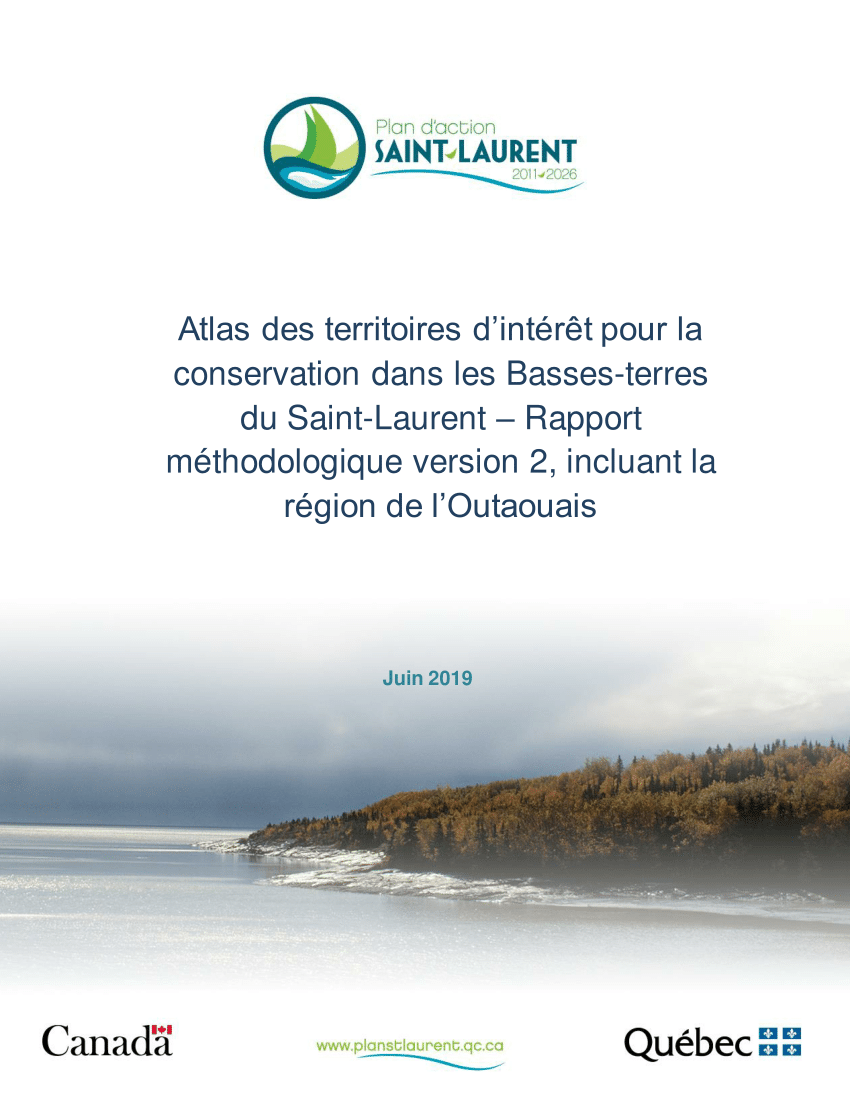 3 Le Fleuve Saint Laurent Divise En Quatre Regions Hydrographiques Et Download Scientific Diagram