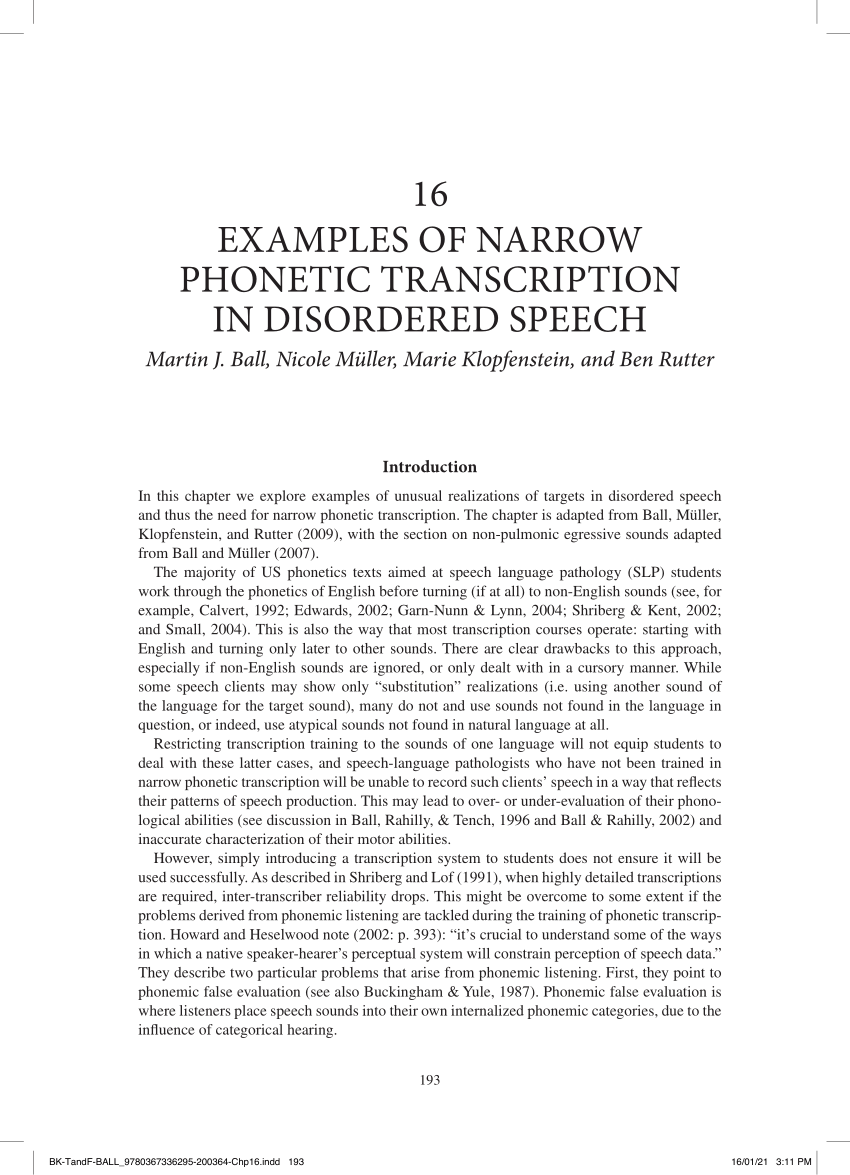 2.3 Describing Speech Sounds: the IPA – Essentials of Linguistics