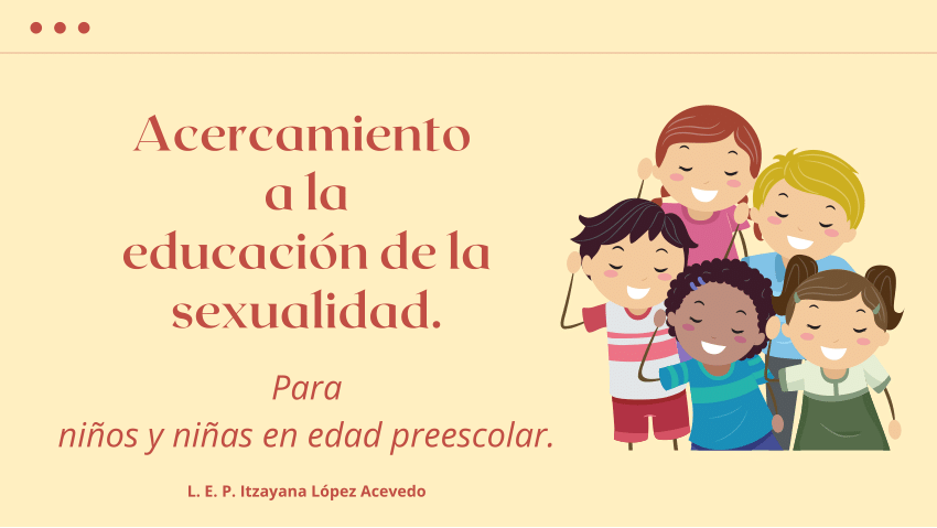 Pdf Acercamiento A La Educación De La Sexualidad Para Niñas Y Niños En Edad Preescolar 2816