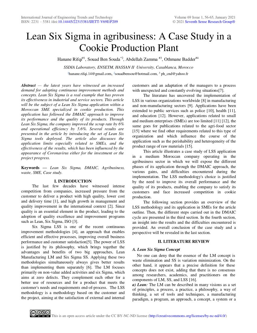 PDF] Implementing Lean Six Sigma into curriculum design and delivery – a  case study in higher education