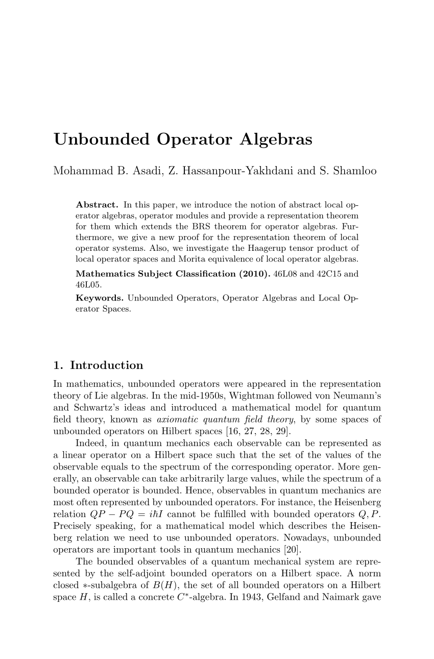 adjoint of unbounded operator on banach space