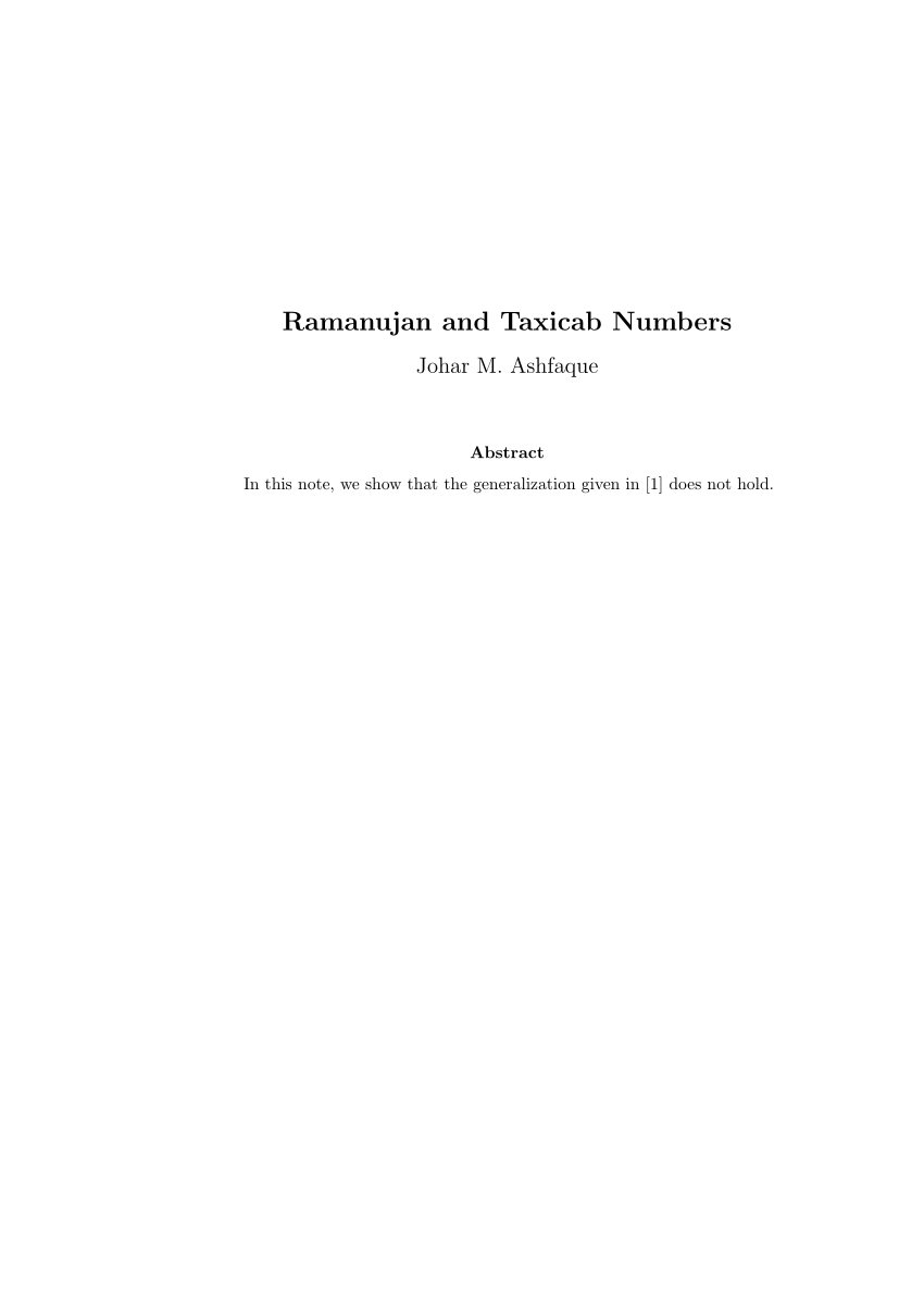 pdf-ramanujan-and-taxicab-numbers