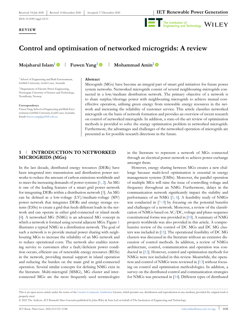 Microgrids - A Review