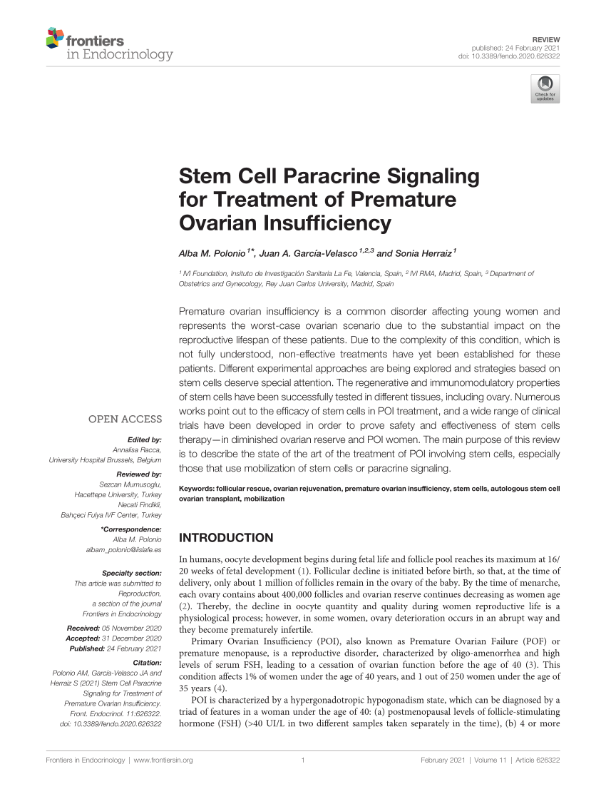 Injection of Stem Cells (ASCOT-1) - IVI Fertility