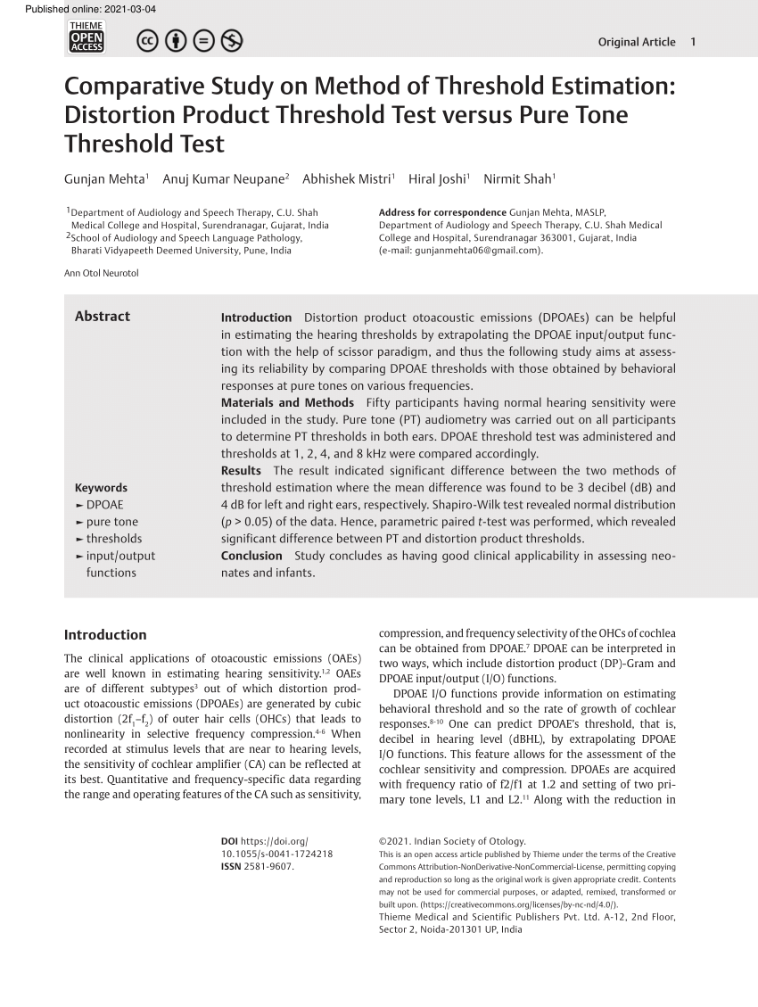 threshold test case study