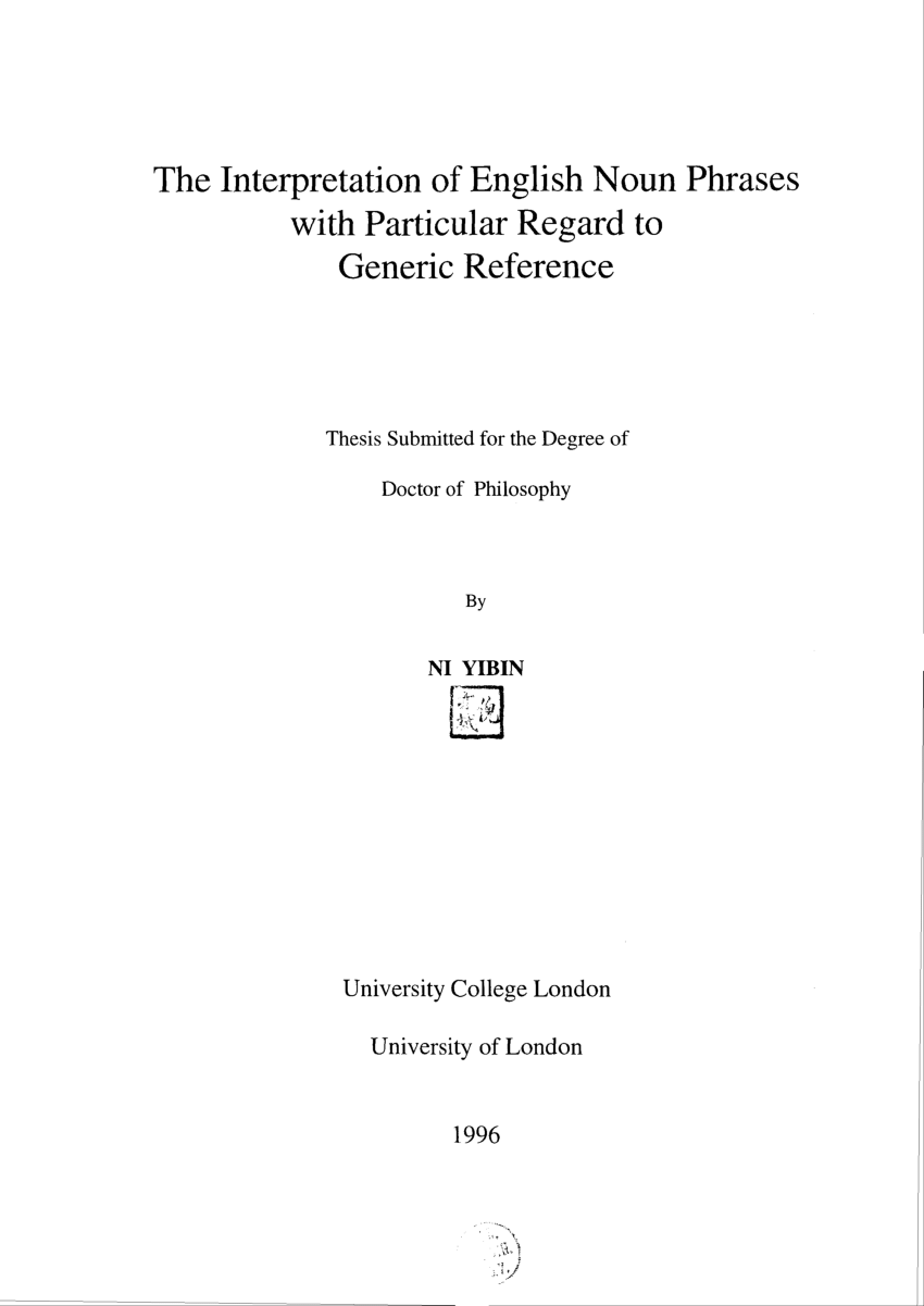 pdf-the-interpretation-of-english-noun-phrases-with-particular-regard