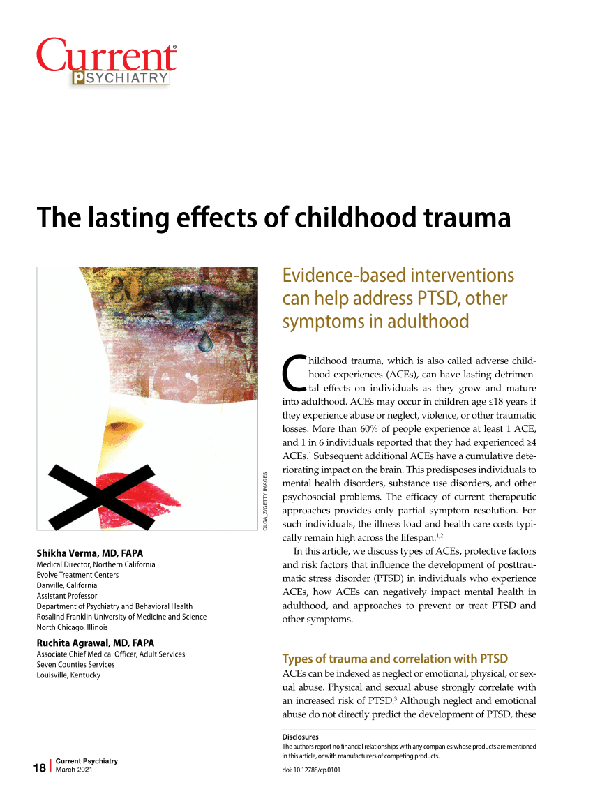 research articles on trauma