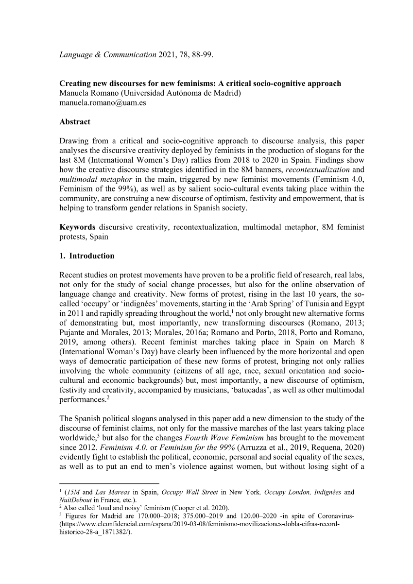 feminist critical discourse analysis thesis pdf
