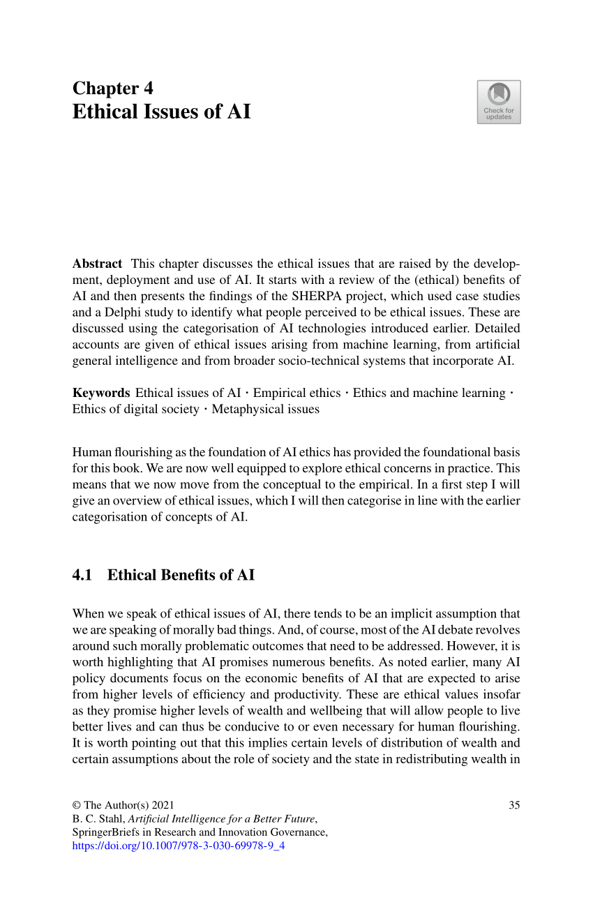 essay on artificial intelligence and ethics