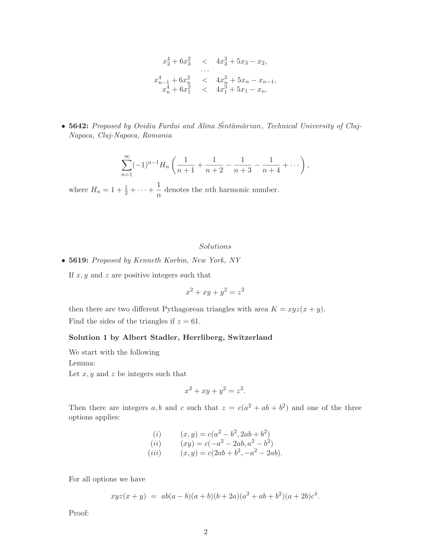 (PDF) SSM 5642, An alternating series