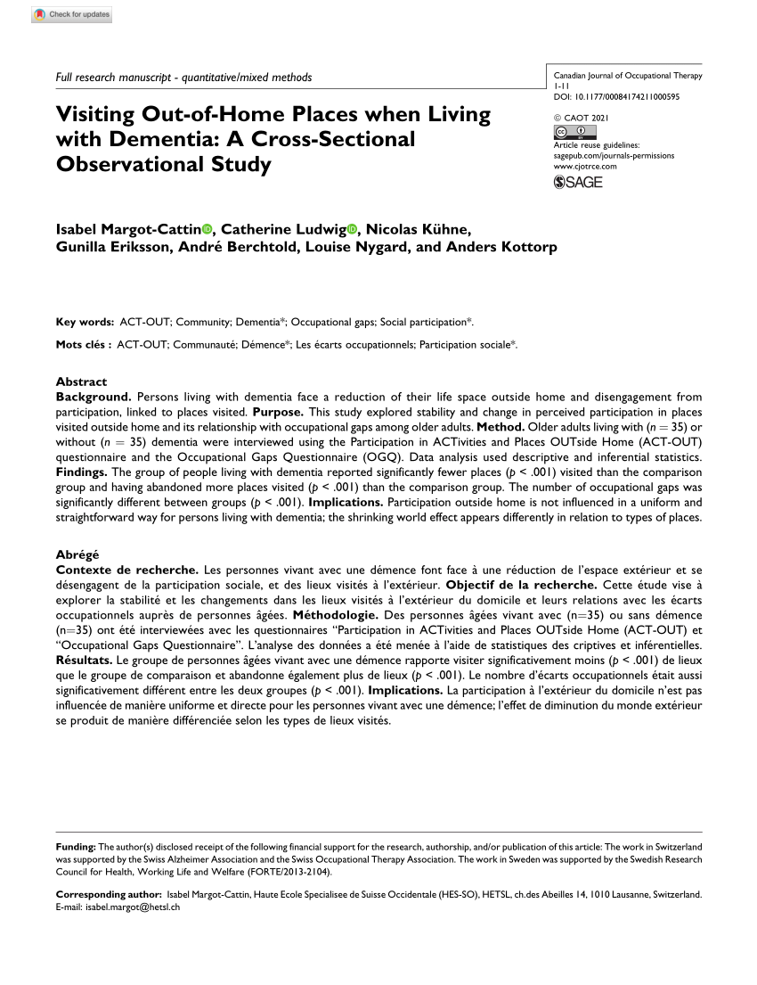 PDF) Implementation and evaluation of a driving cessation intervention to  improve community mobility and wellbeing outcomes for people living with  dementia: study protocol of the 'CarFreeMe' for people with dementia program