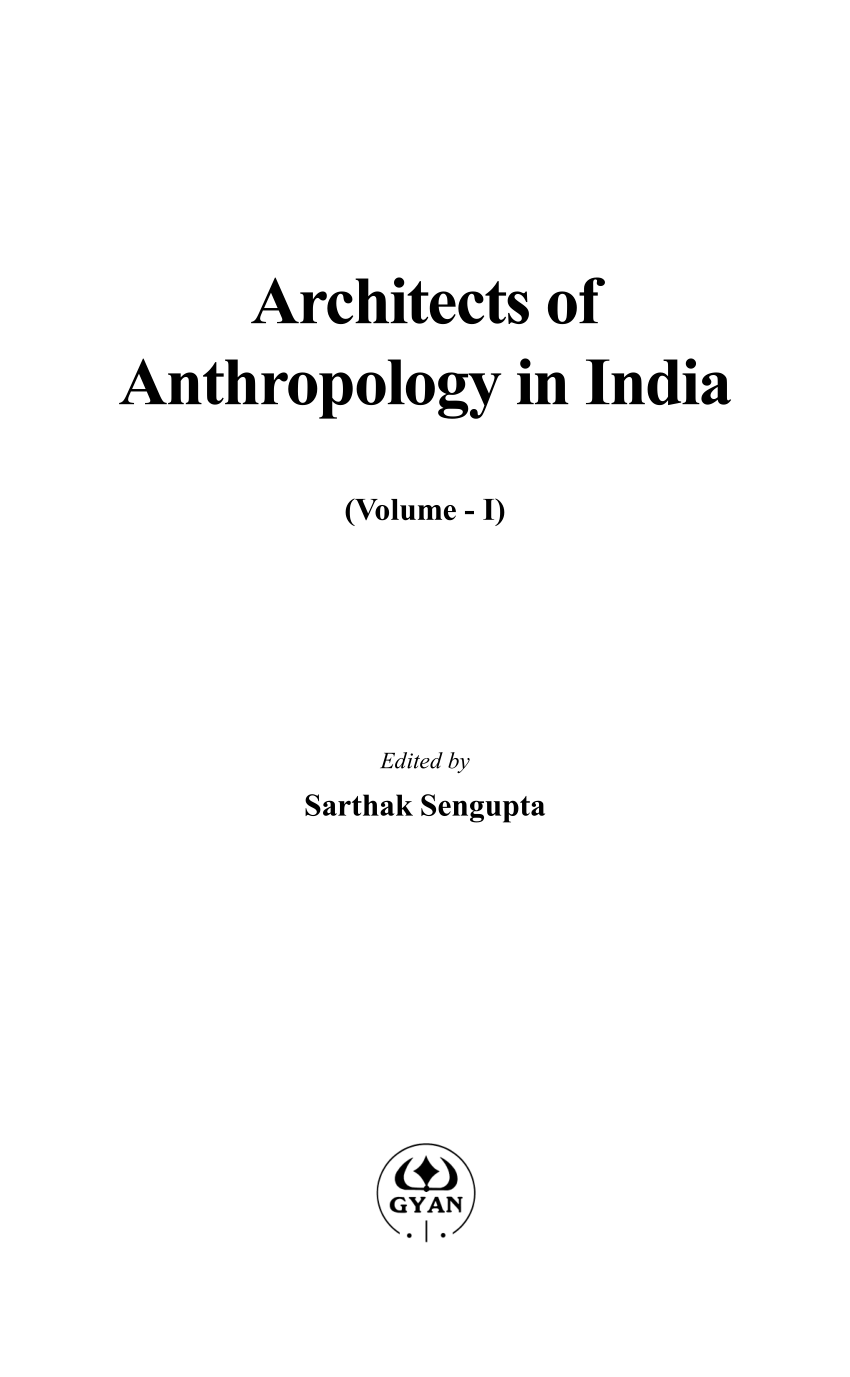 phd anthropology in india