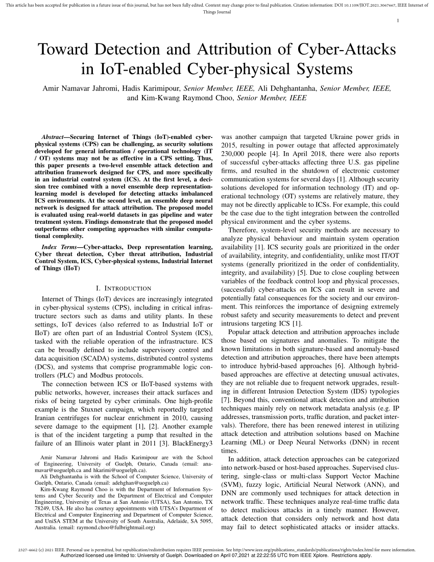 cyber attack research paper pdf